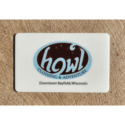 Howl Adventure Center Howl Gift Card
