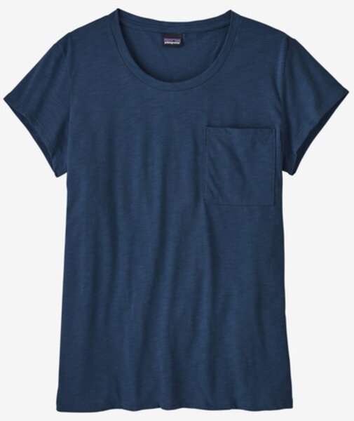 Patagonia Women's Mainstay Tee Steam Blue Large