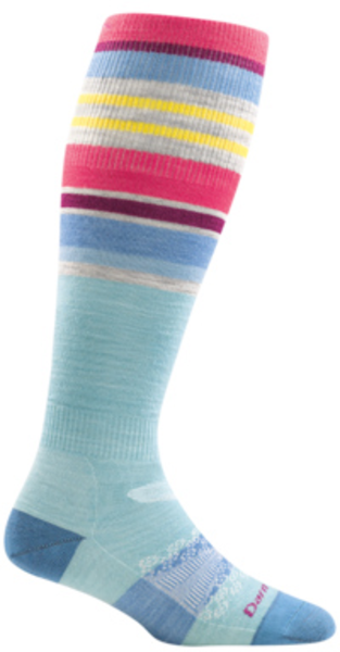 Darn Tough GLACIER STRIPE WOMENS SKI SOCK OTC LIGHTWEIGHT