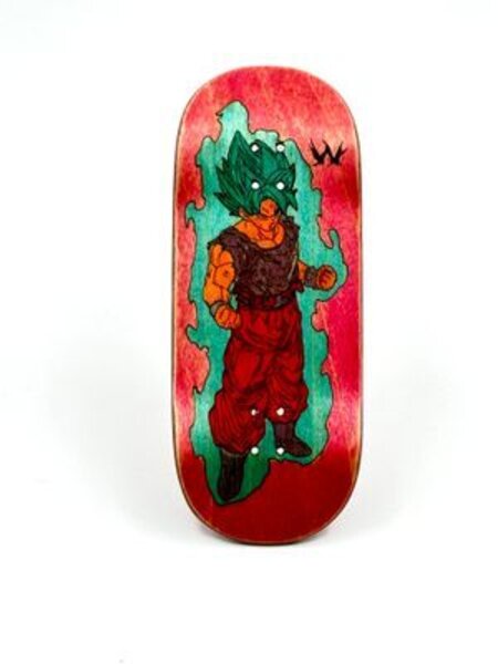 Workers FB Workers FB Fingerboard Deck Dragon Ball Goku 34mm Street Shape Low