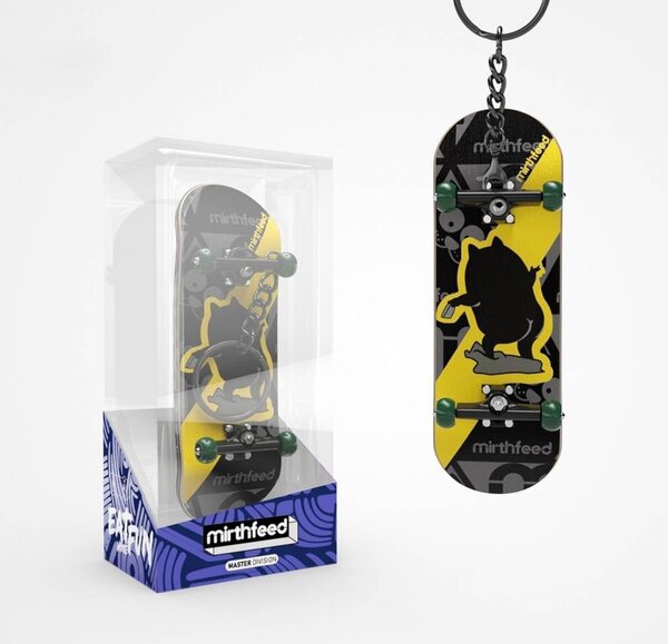 Mirthfeed Mirthfeed Fingerboard Complete 32mm Black Silhouette