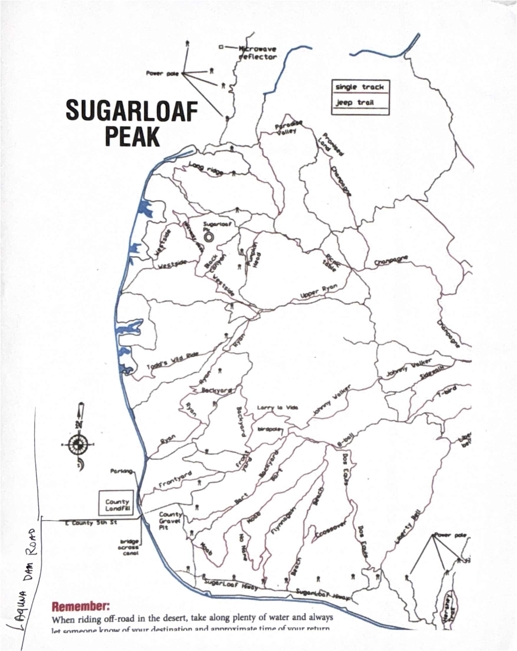 Sugarloaf Peak map