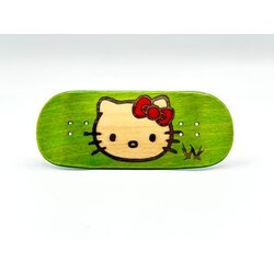 Workers FB Workers FB Fingerboard Deck Hello Kitty Green 34mm Street