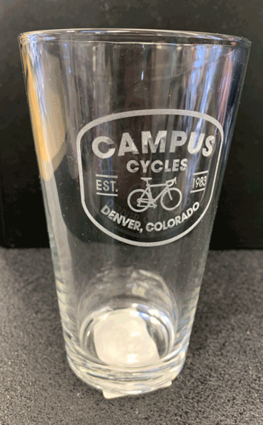 Campus Cycles Campus Cycles Pint Glass