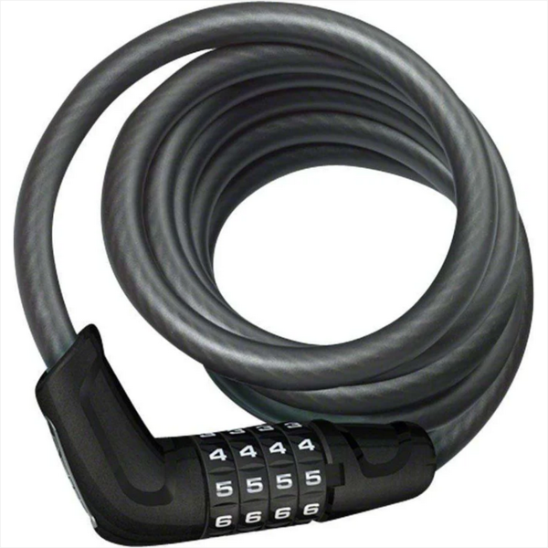 ABUS Cable Lock-TRESOR Combo Coil 6512C/180/12 BK SCMU (5.9')