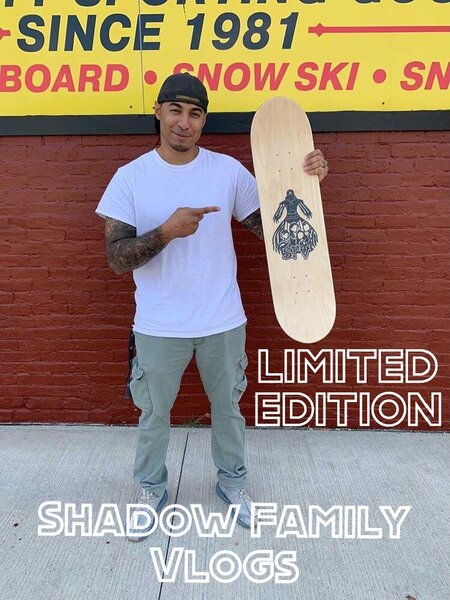  "Shadow Family Vlogs" Signature Skateboard Deck