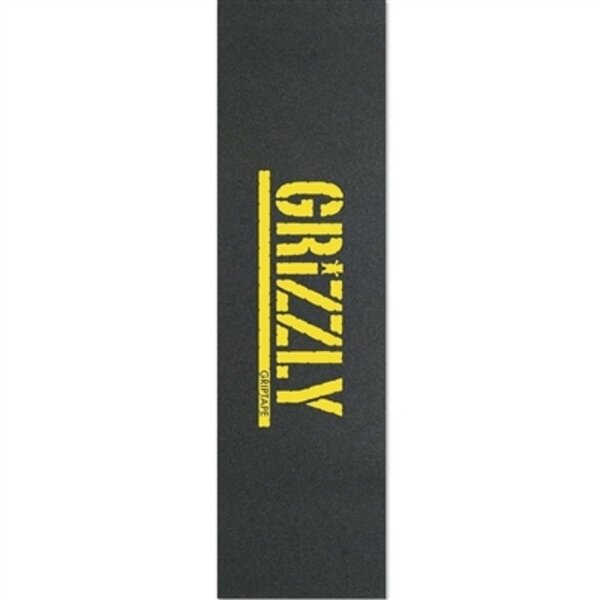 Grizzly Lemon Stamp Skateboard Griptape 9" x 33"