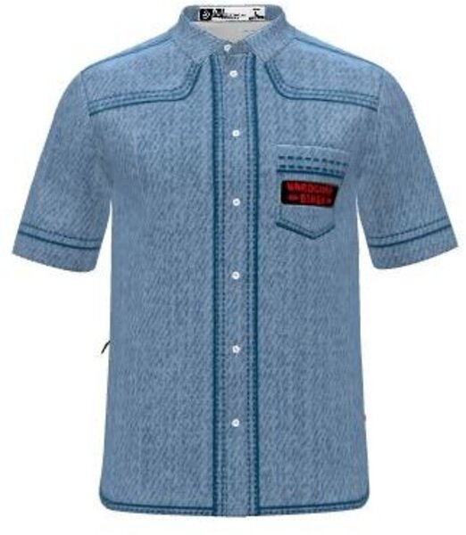  Hardcore Bikes Death By 1000 Climbs VIBE Button Down Shirt 