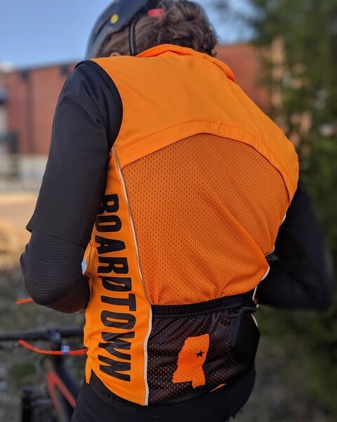 Boardtown Custom Apparel Hi-Viz Orange Boardtown Vest