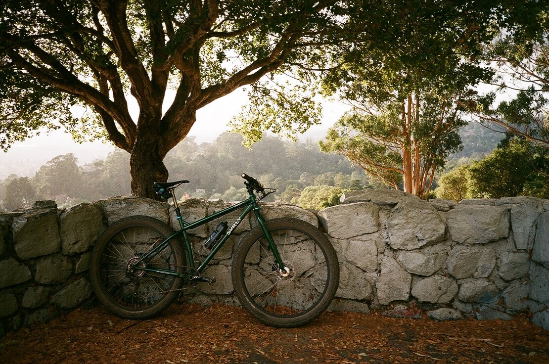 Surly Krampus mountain bike at Joaquin Miller Park