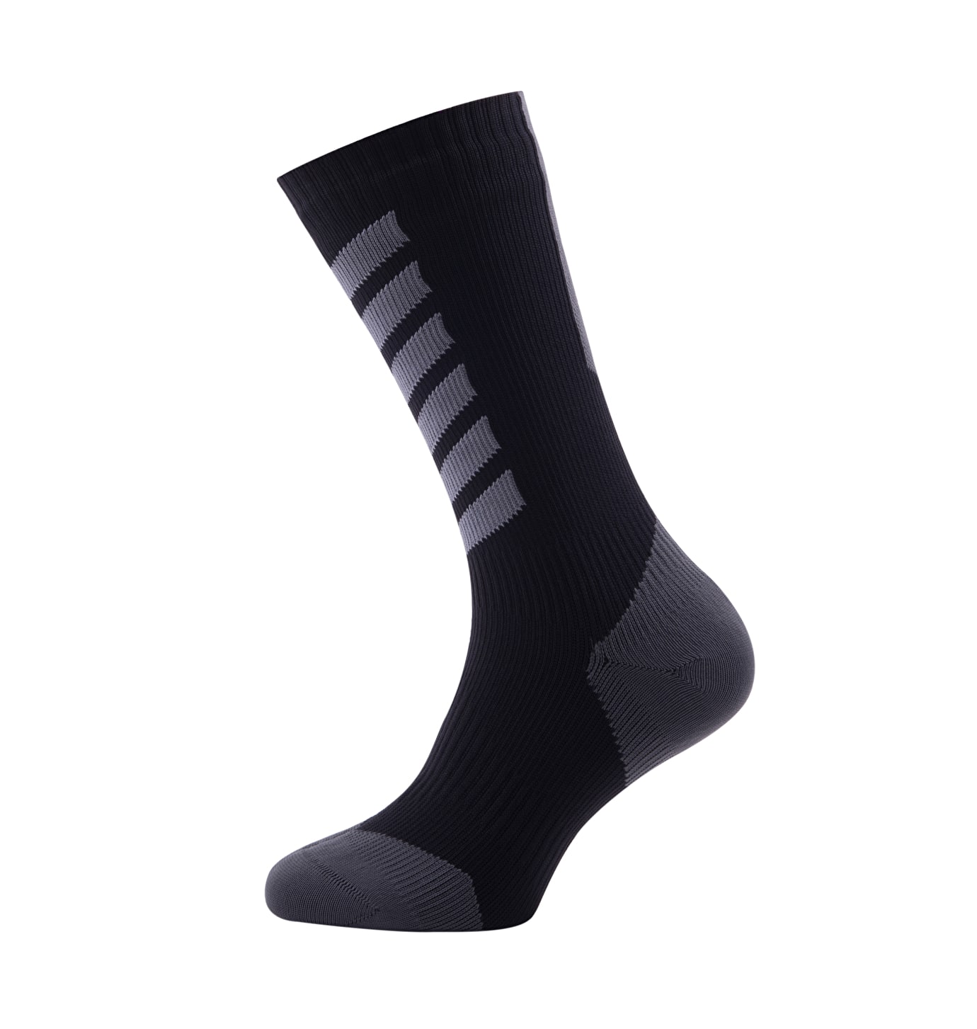 Waterproof Socks Anth Black Charcoal SealSkinz MTB Mid Mid Hydrostop 