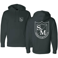 S & M Bikes TWO SHIELD HEAVY PULLOVER HOODIE