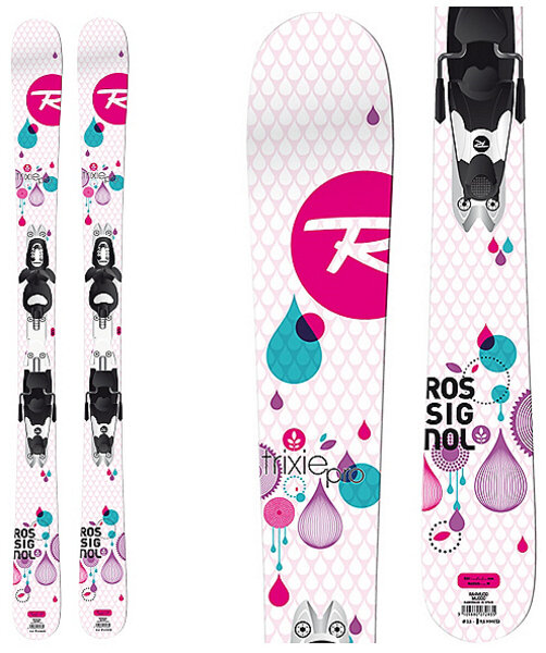 Rossignol 2015 Rossignol Trixie Pro Kids Skis with Xelium Kid 45 Bindings - 125cm