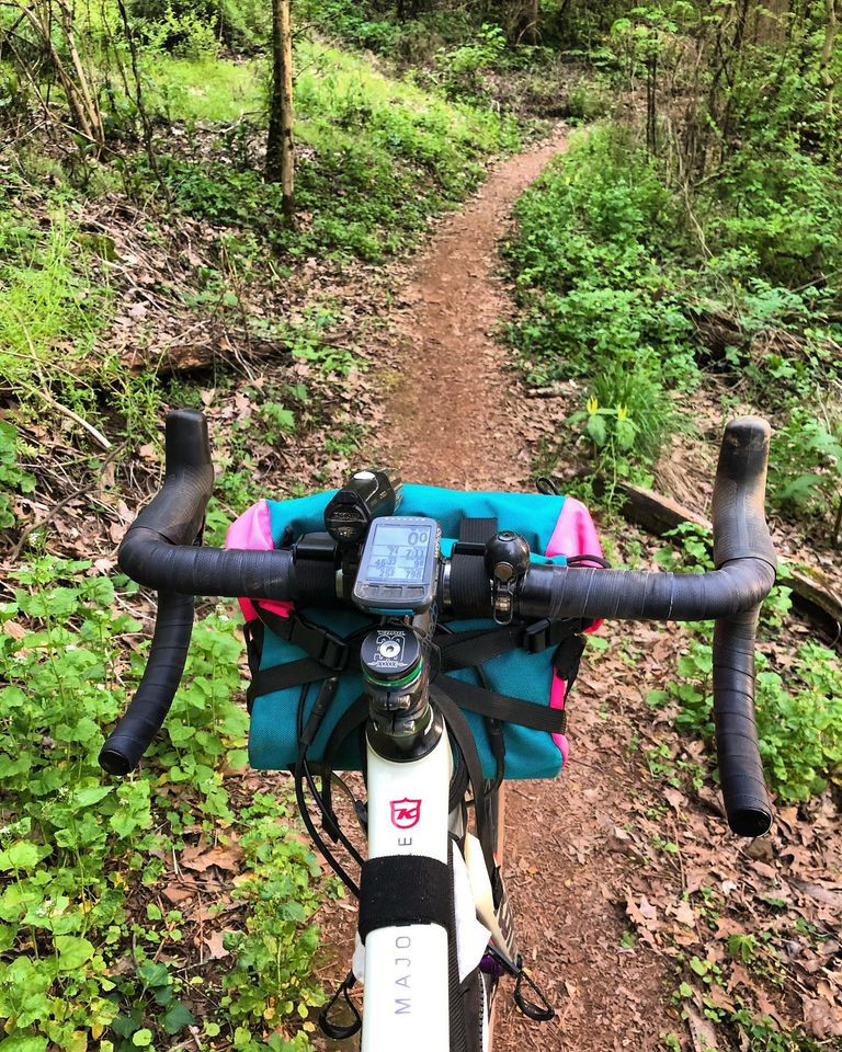 Gravel bike on the trail, because why not?