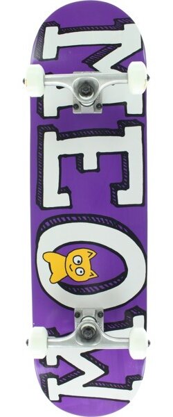 Meow Skateboards Logo Complete - 8.25 Purple - Mike's Bike Park