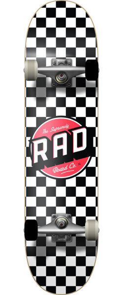 Actief Op en neer gaan Koloniaal RAD Skateboards RAD CHECKER COMPLETE-8.0 WHT/BLK W/RED - Mike's Bike Park  Dayton, OH