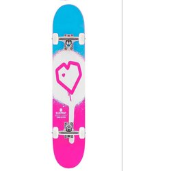 Eastern Skateboards BLUEPRINT SPRAY HEART COMPLETE-7.25 PINK/BLUE