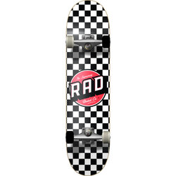 RAD Skateboards Checker Complete - 8.0 White
