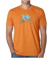 Alpenhaus Apparel Michigan Tandem State T-Shirt Shortsleeve Heather Coral Orange