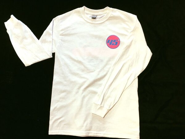 Latitude 45 White Long Sleeve T-Shirt, Est. 2001