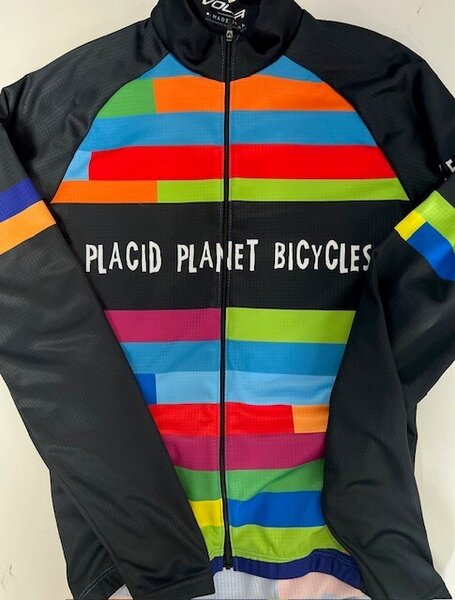 Placid Planet Bicycles Stripe Thermal Men's Jersey