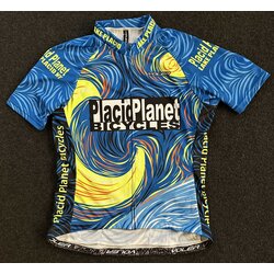 Placid Planet Bicycles Starry Night in Blue and Yellow Women's Jersey