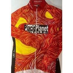 Placid Planet Bicycles Red Starry Night Thermal Men's Jersey