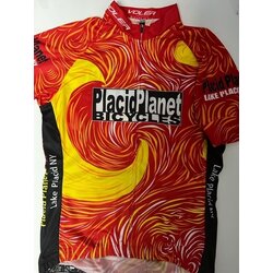 Placid Planet Bicycles Red Starry Night Men's Jersey