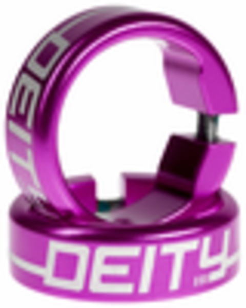 Deity Components Grips Clamps Color: Purple