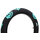 Color: Black With Teal Logo
