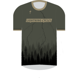 Specialized Lightning Cycles Custom All Mountain Jersey OD Green