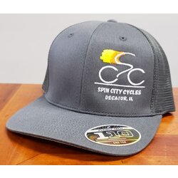 Spin City Cycles Hat New SCC Logo Trucker Snap Back