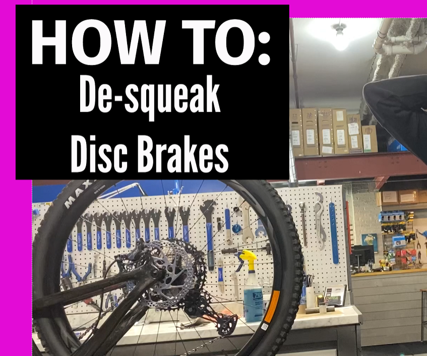 How to de-squeak Disc Brakes