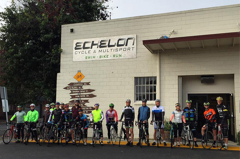 Front of Echelon Cycle Bike Shop