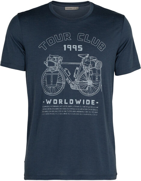 Icebreaker Men's Merino Tech Lite Short Sleeve Crewe T-Shirt Tour Club 1995