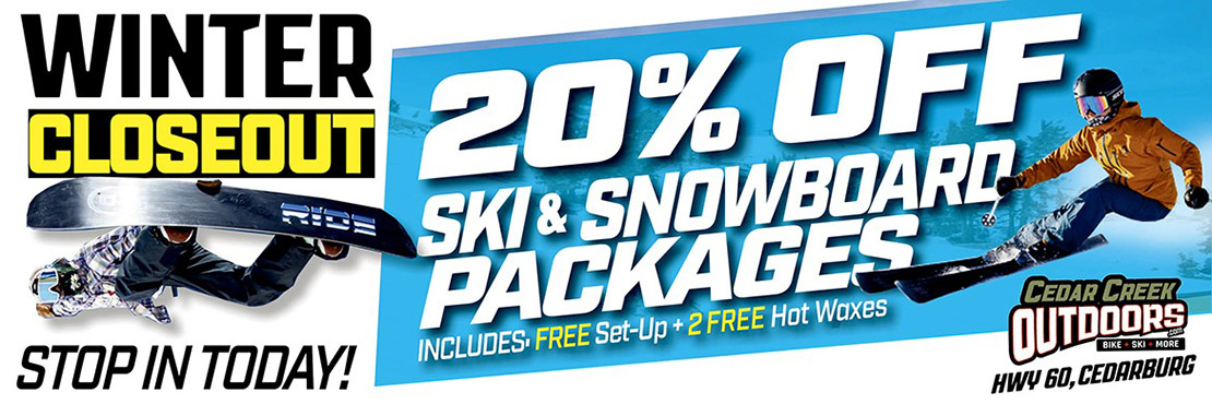 Snowboard Ski Clearance Sale near me Milwaukee, West Bend, Sheboygan, Germantown, WI