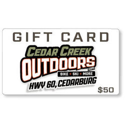 Cedar Creek Outdoors $50.00 GIFT CARD
