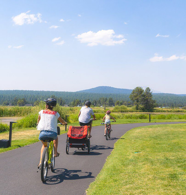 sunriver bike trails paved path