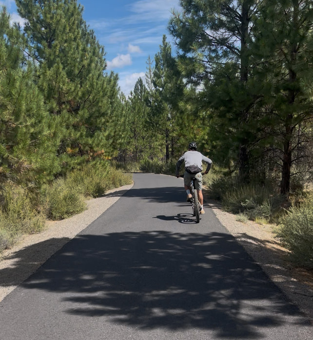paved bike trail bend oregon haul road trail