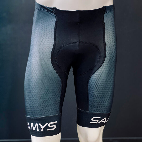 Sammy's Bikes Castelli Competizione Short,, Black w/White Sammy's Cuff Logo