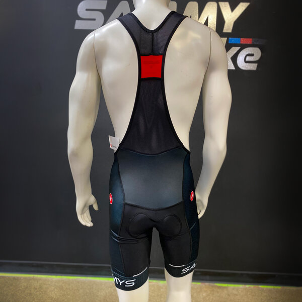 Sammy's Bikes Castelli Competizione Bib Short, Black w/White