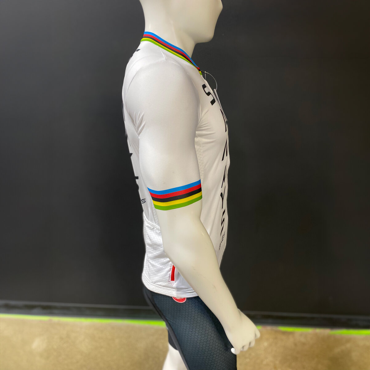 Sammy's Bikes Castelli Competizione Jersey, White w/World Champ