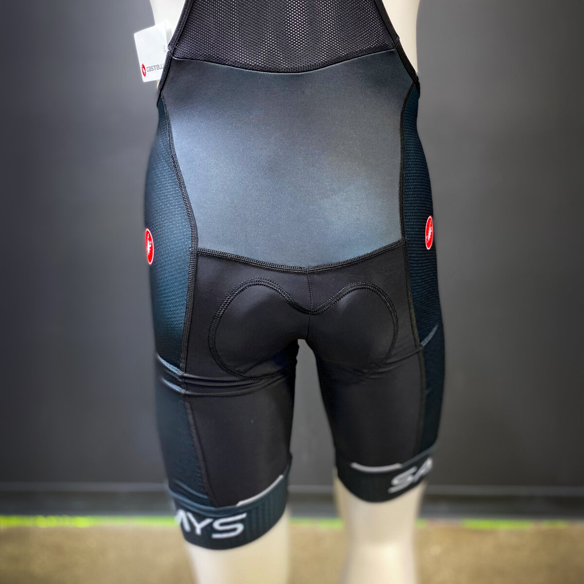 Sammy's Bikes Castelli Competizione Bib Short, Black w/White