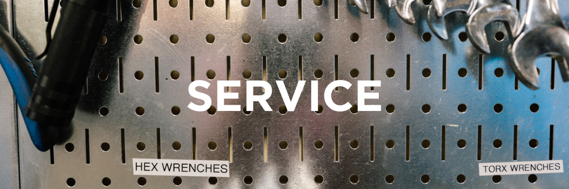 Wrenches. Text: Service