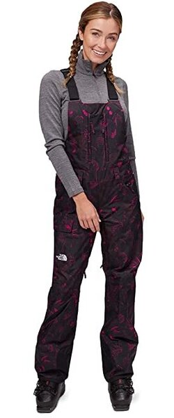The North Face The North Face Women's Freedom Insulated Bib - Roxbury Pink Halftone Floral Print L