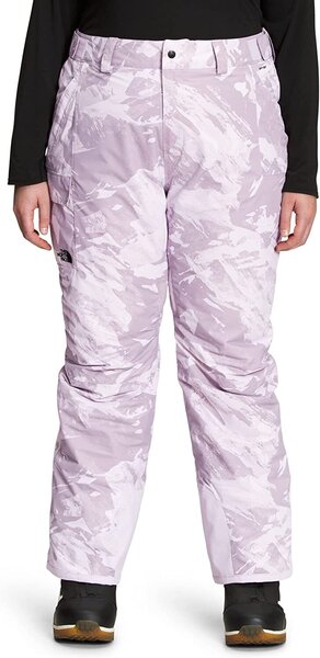 The North Face Women's Freedom Insulated Pant Lavender Fog Mountain Print