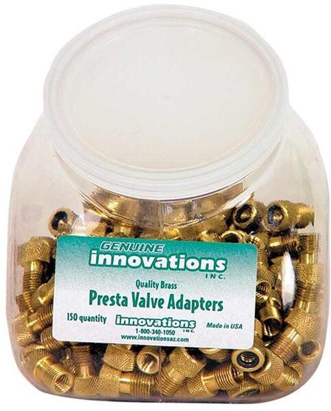Genuine Innovations Presta Valve Adapters - Jar of 150