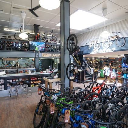 Hutch's Bend Westside bicycles salesfloor