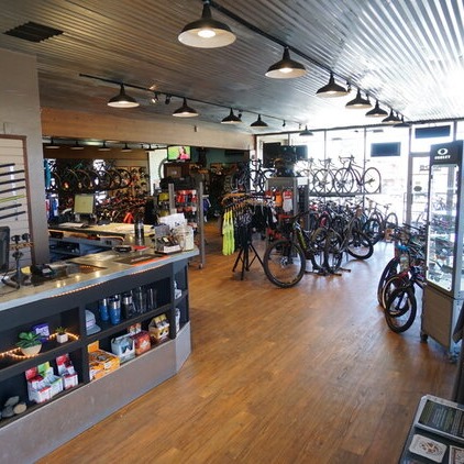 Hutch's Bend Eastside bicycle salesfloor