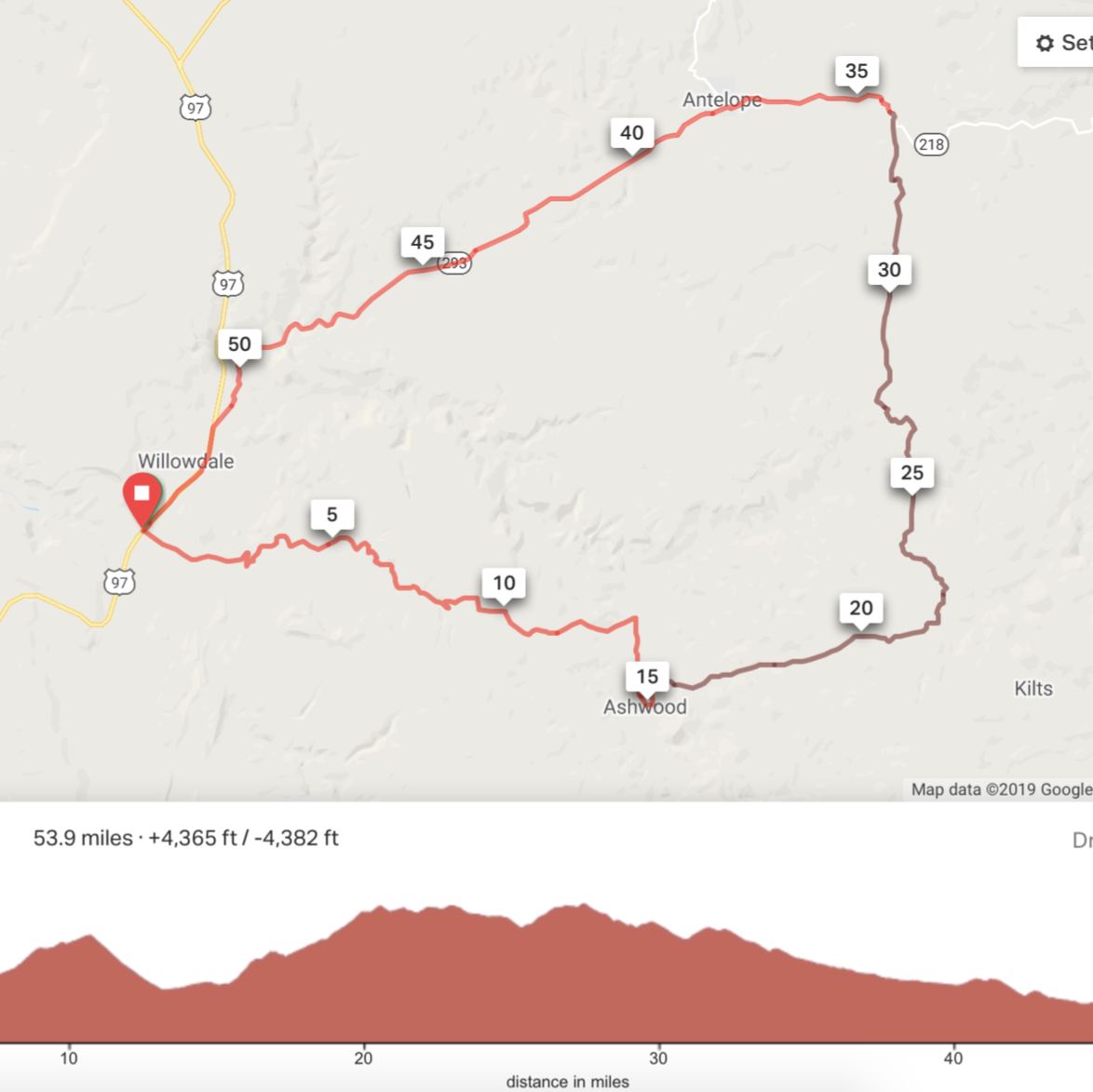 Donnybrook trail map